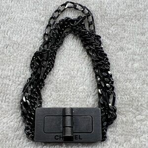 Chanel Turnlock Multistrand Chain Bracelet